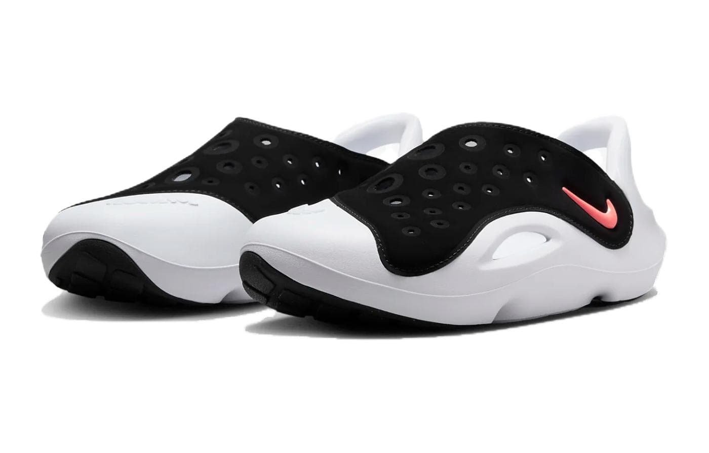 Сандалии Nike Aqua Swoosh Мягкие и Комфортные Детские Сандалии Белые Черные Детские - изображение 3
