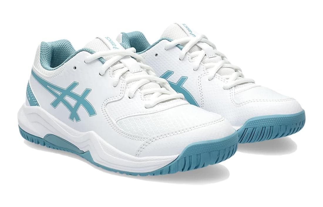Кроссовки Asics Gel Dedicate 8 Спортивная Низкопрофильная Беговая Обувь Синие Белые Детские - изображение 3