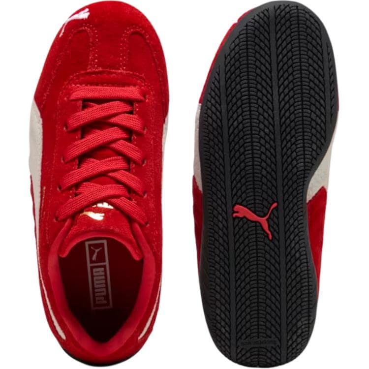 Кроссовки PUMA Speedcat Устойчивые к истиранию Низкие Детские Лайфстайл Кроссовки Красные Детские - изображение 5