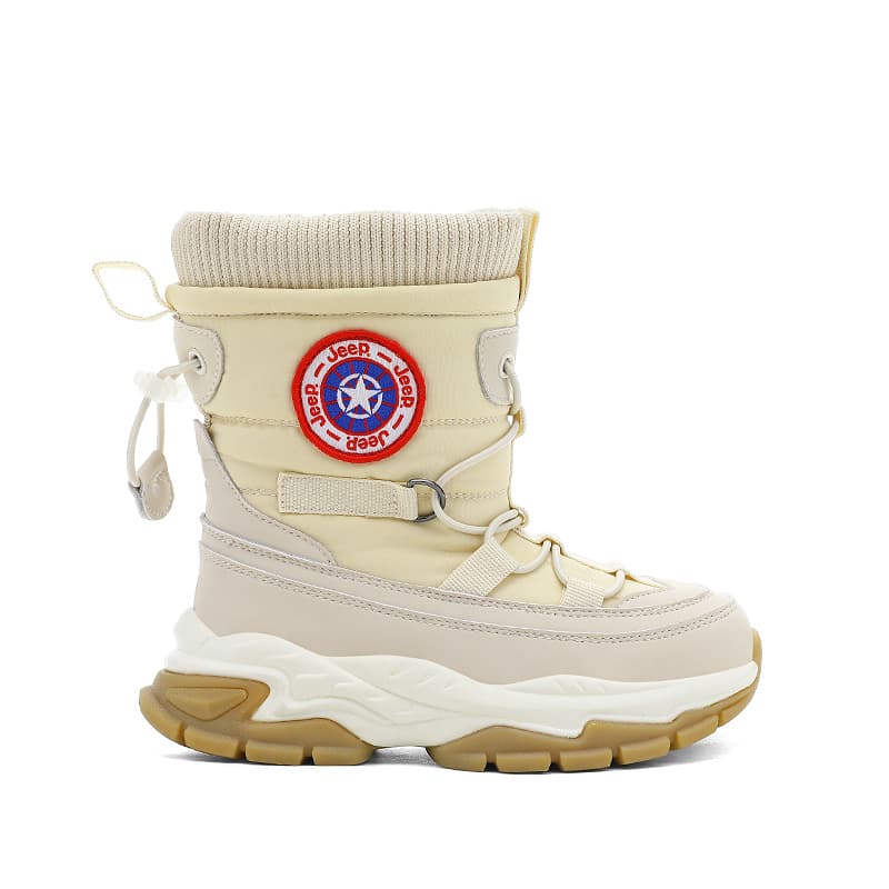 Jeep Детские зимние сапоги High Top Светлый хаки [с флисовой подкладкой термический теплый с замком] Kids - изображение 3
