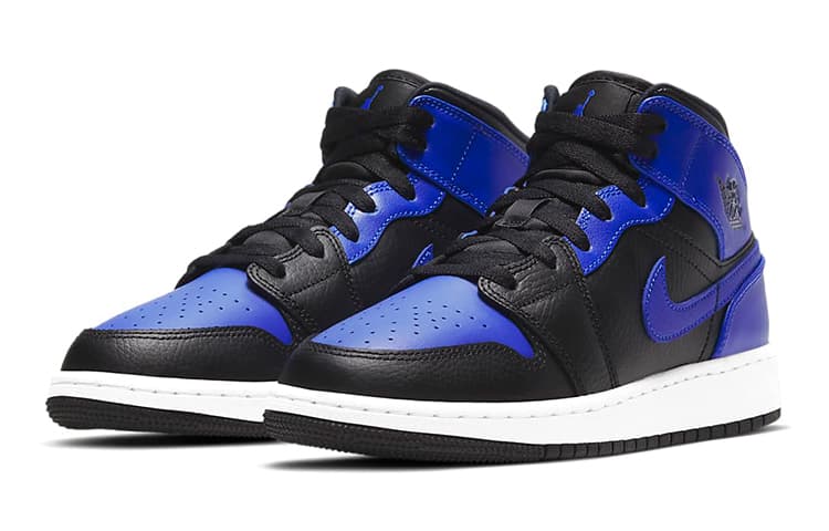 Кроссовки для баскетбола Jordan Air Jordan 1 Mid "Hyper Royal" GS - изображение 7