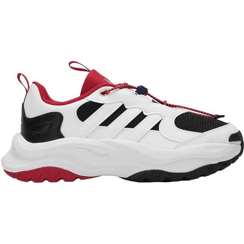 Кроссовки Adidas Maxxwavy Дышащие Низкие Кеды Детские Лайфстайл Обувь Белые Детские - изображение 2