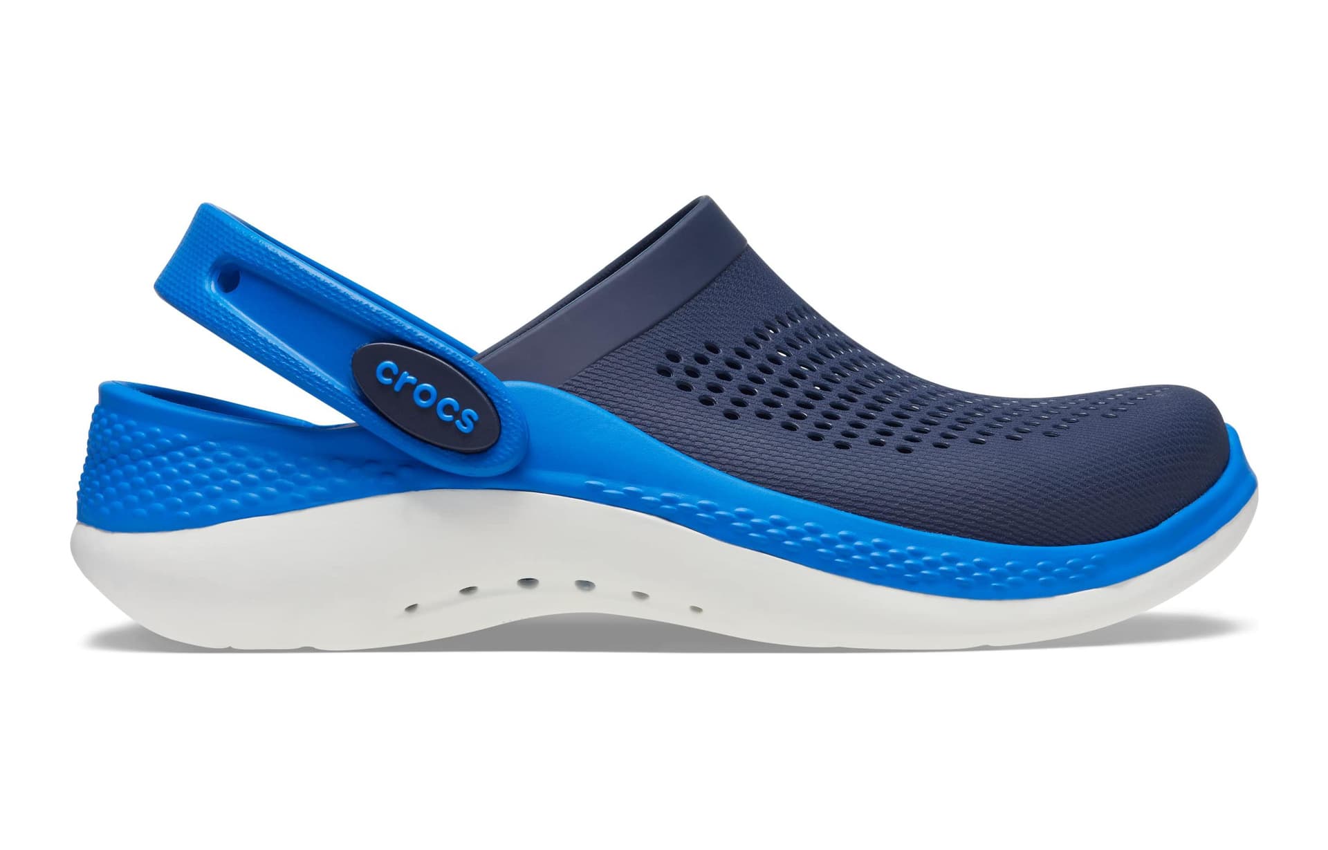 Сандалии Crocs LiteRide противоскользящие детские сандалии темно-синий цвет для детей - изображение 2