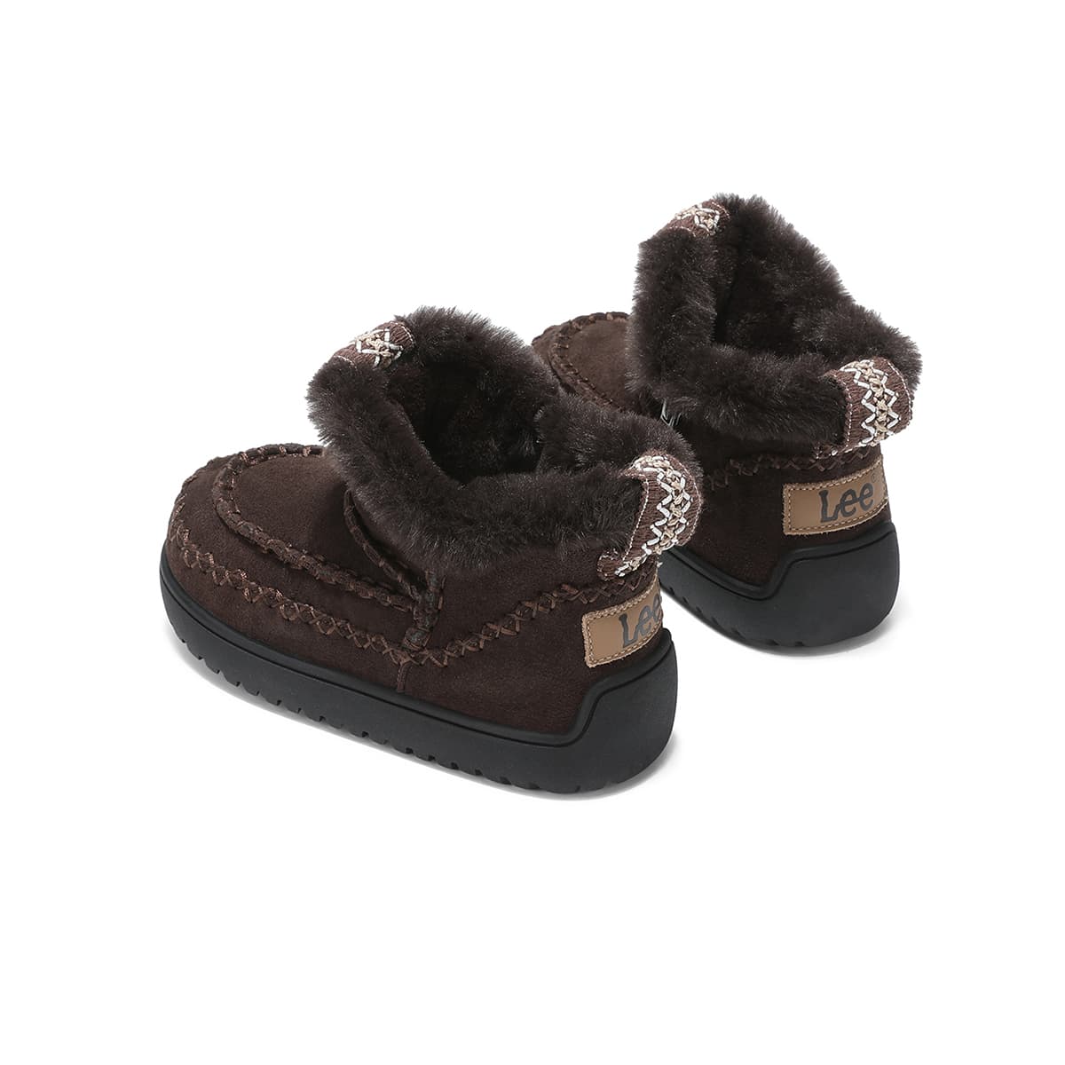 lee С флисовой подкладкой Подкладка Удобный Fashion Versatile Trendy Активный отдых Студенты Кампус High Топ Сноубутсы - изображение 4