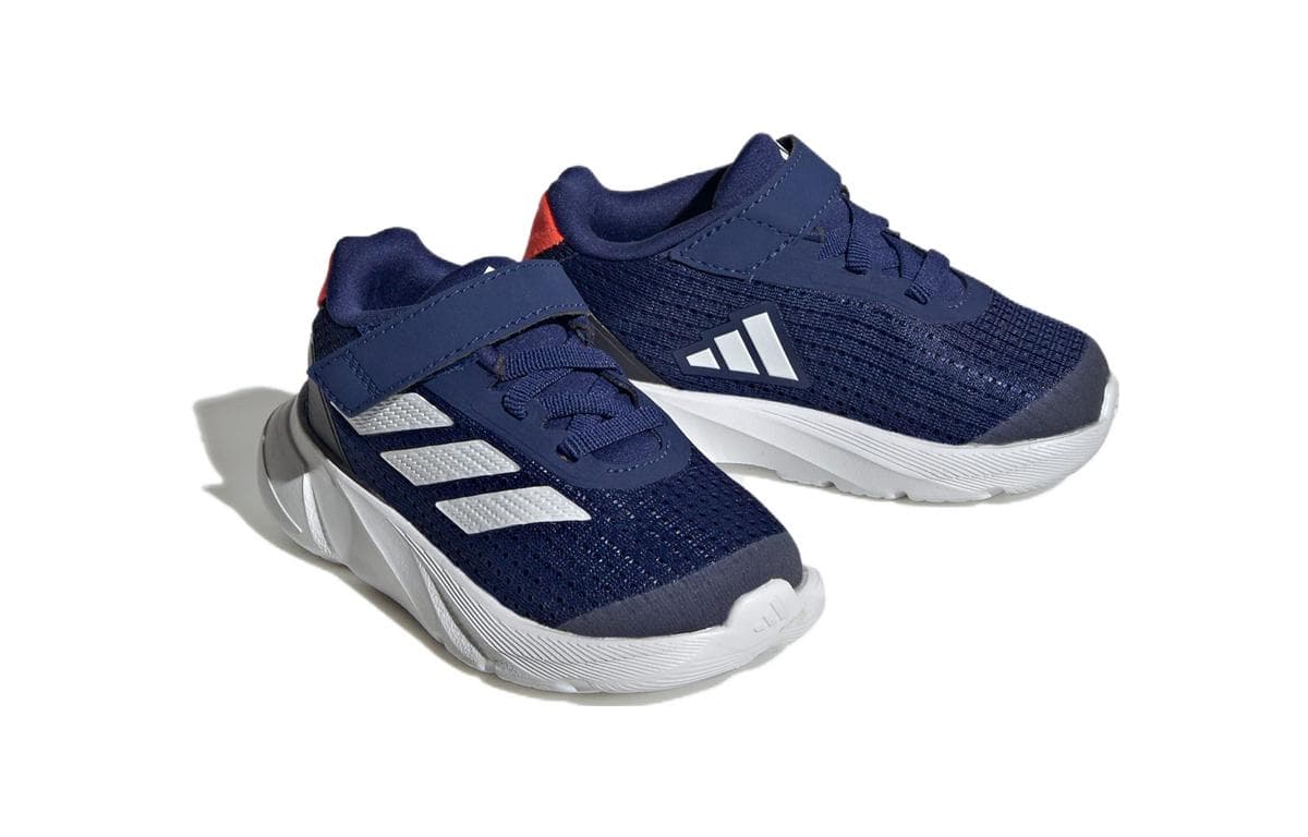 Кроссовки Adidas Duramo Sl Удобная Обувь для малышей с противоскользящим и износостойким низким верхом синего цвета - изображение 3