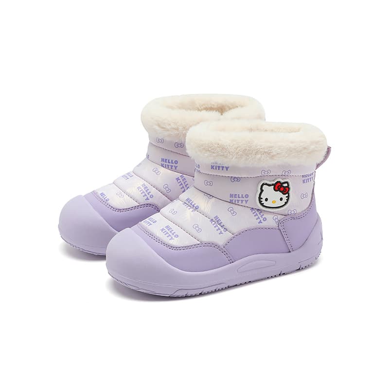 Sanrio Hello Kitty Плюшевые модные милые утепленные универсальные удобные детские зимние сапоги унисекс - изображение 3