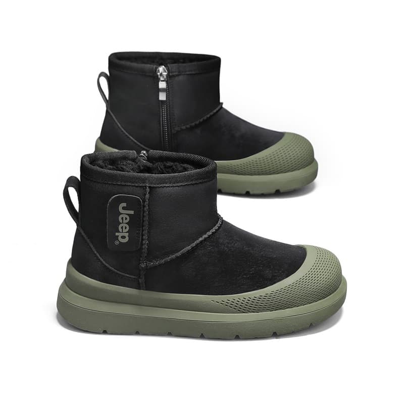 Jeep High Top Детские Мягкие Хлопковые Туфли Детские Черные - изображение 6
