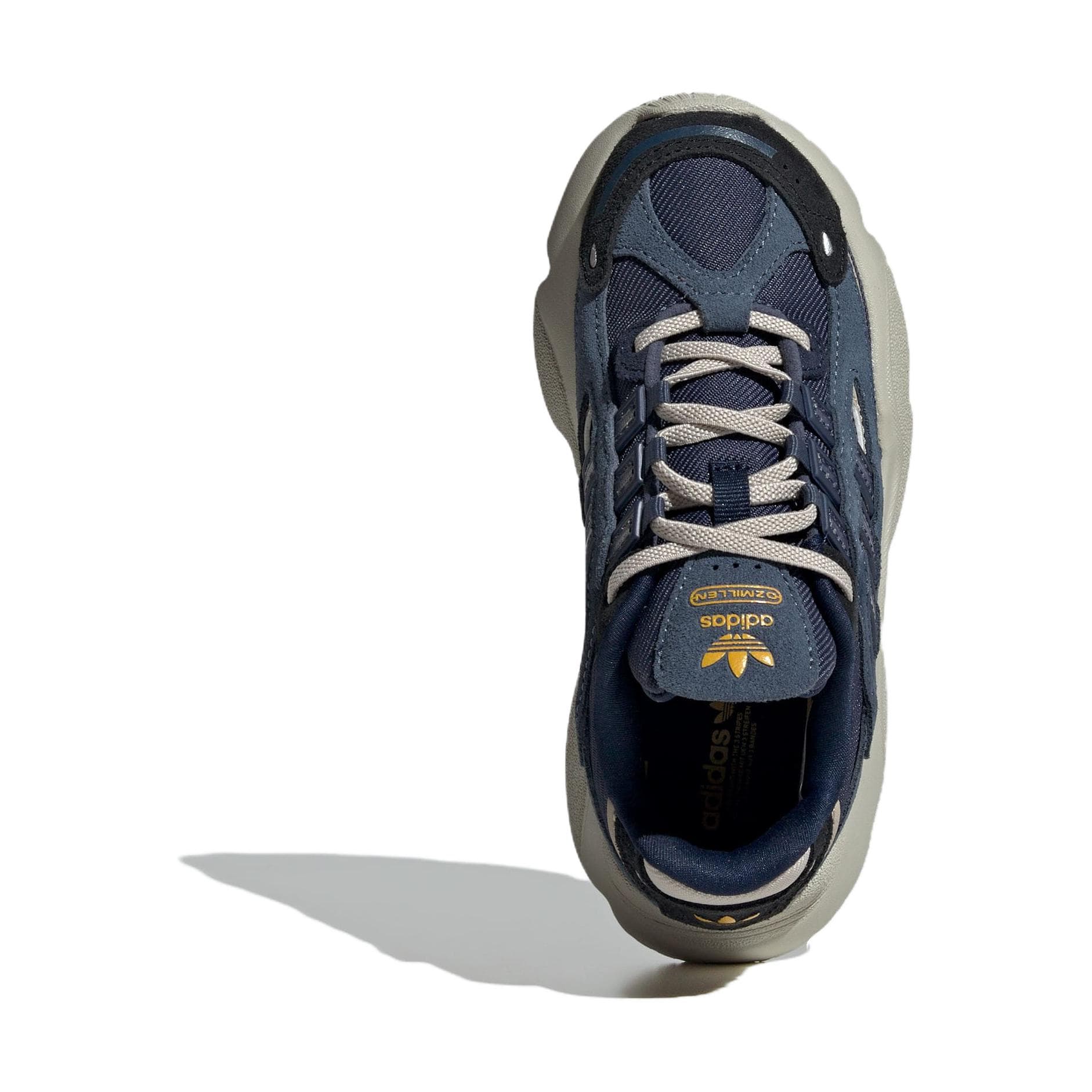 Кроссовки Adidas Originals Ozmillen противоскользящие устойчивые к истиранию низкие кеды для детей повседневная обувь синий - изображение 5