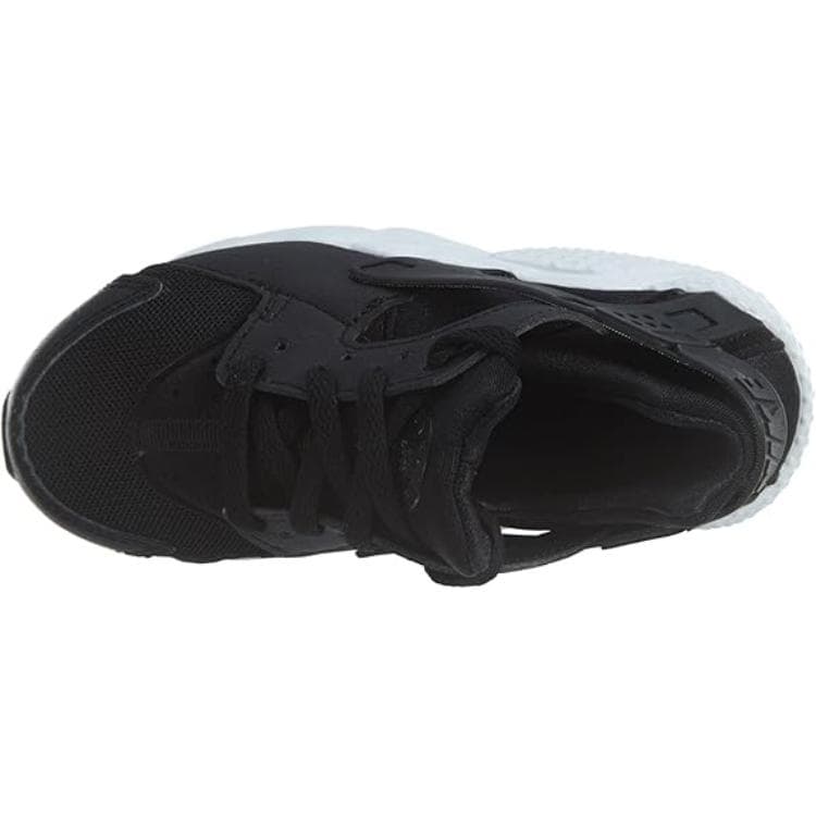 Кроссовки Nike Air Huarache Run Противоскользящие Устойчивые к истиранию Низкие Детские Беговые Кроссовки Черно-Белые Детские - изображение 5