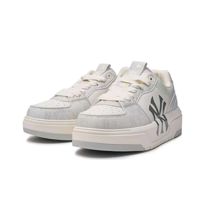 Кроссовки Mlb Base Logo Chunky Liner визуально увеличивает рост Kids Lifestyle Shoes Серый Унисекс - изображение 2
