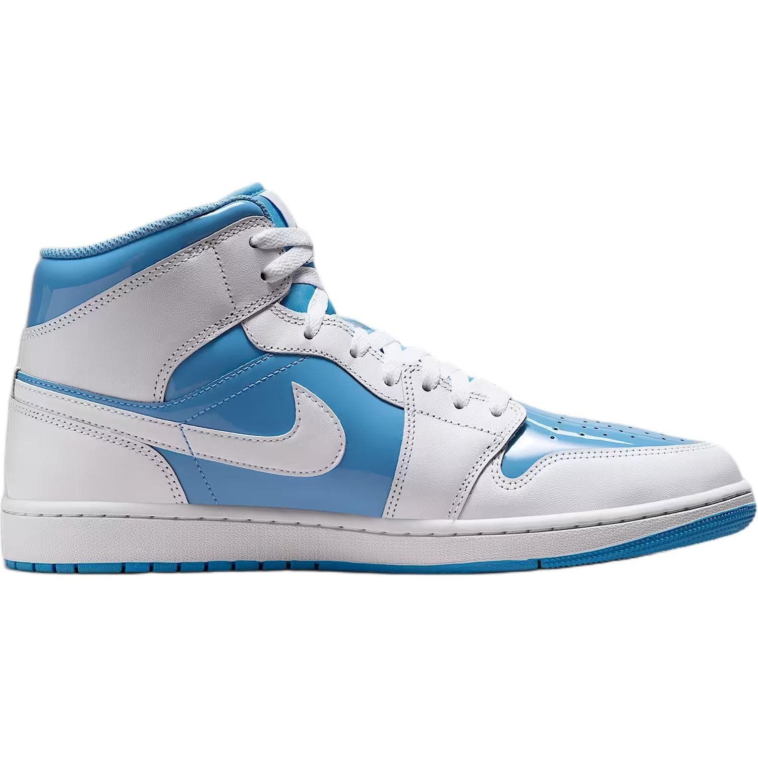Кроссовки Jordan Air Jordan 1 High Топ Повседневная обувь Синий Белый Унисекс - изображение 2