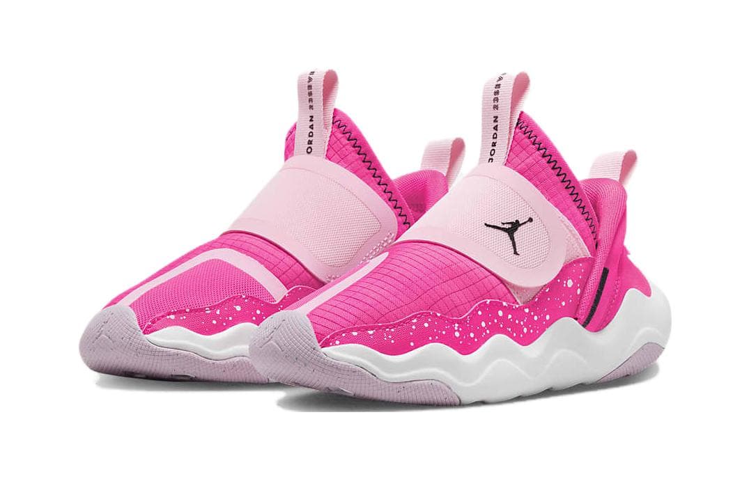 Кроссовки Jordan 23 Low Топ Амортизация Низкий Топ Детские Лайфстайл Обувь Белый Розовый Детский Возраст 3-7 Лет - изображение 4