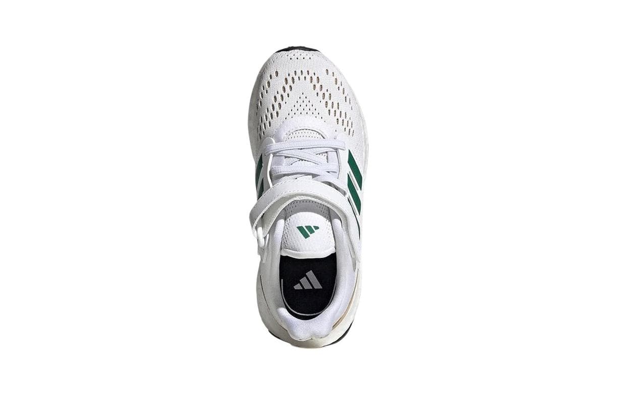 Кроссовки Adidas Pureboost 22 Устойчивые к истиранию Низкие Кроссовки для Беговых Занятий Детские Белые Зеленые - изображение 3