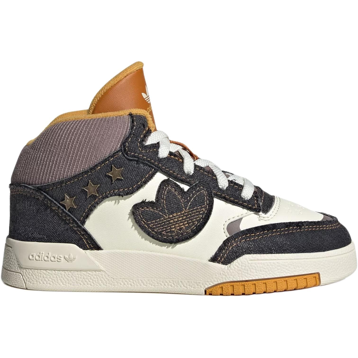 Кроссовки Adidas Originals DROP STEP XL 2,0 MID Топ Детские Скейтбординги Сливочный - изображение 2