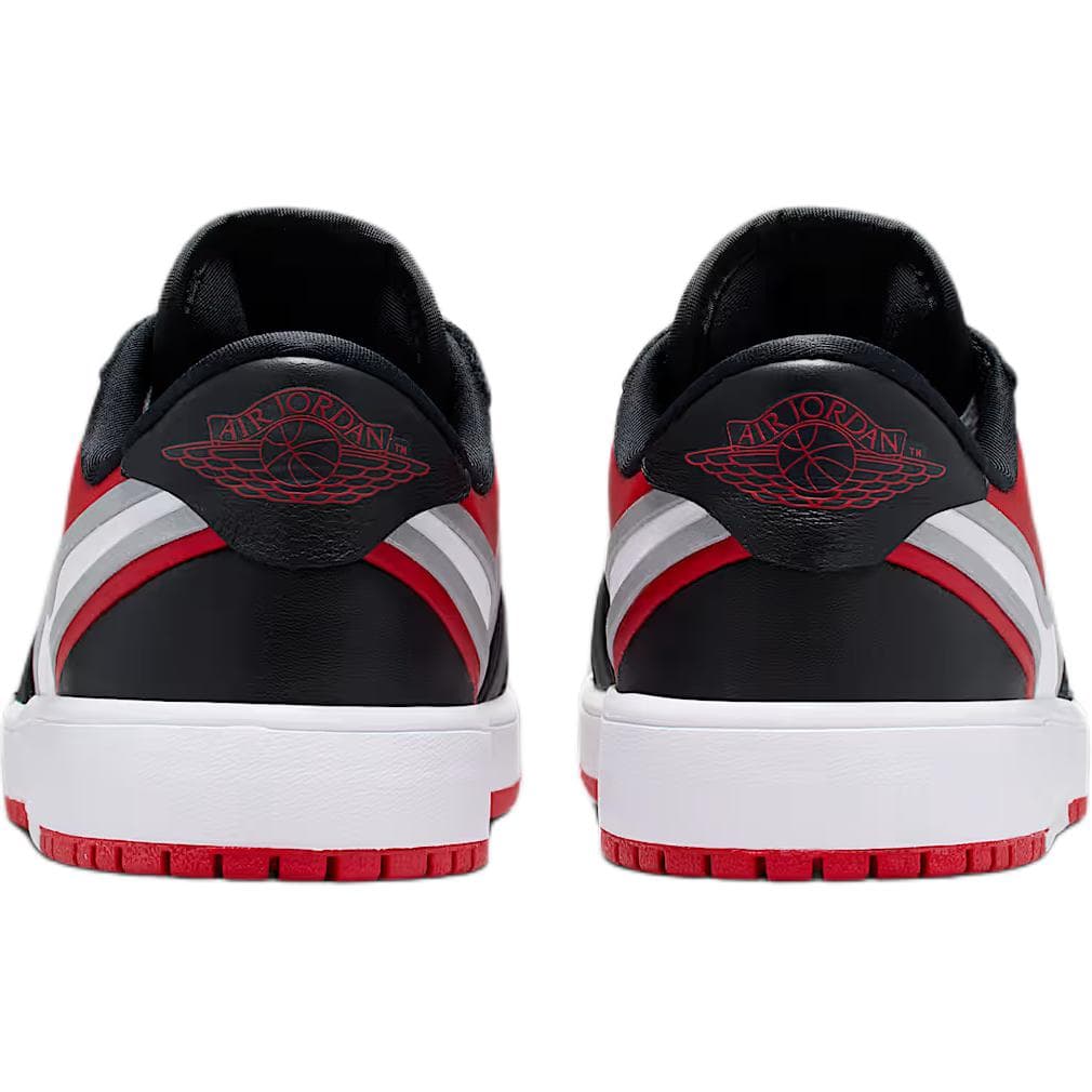 Кроссовки Jordan 1 Low Топ Детский Скейтбординг Обувь Красный черный Детский - изображение 4