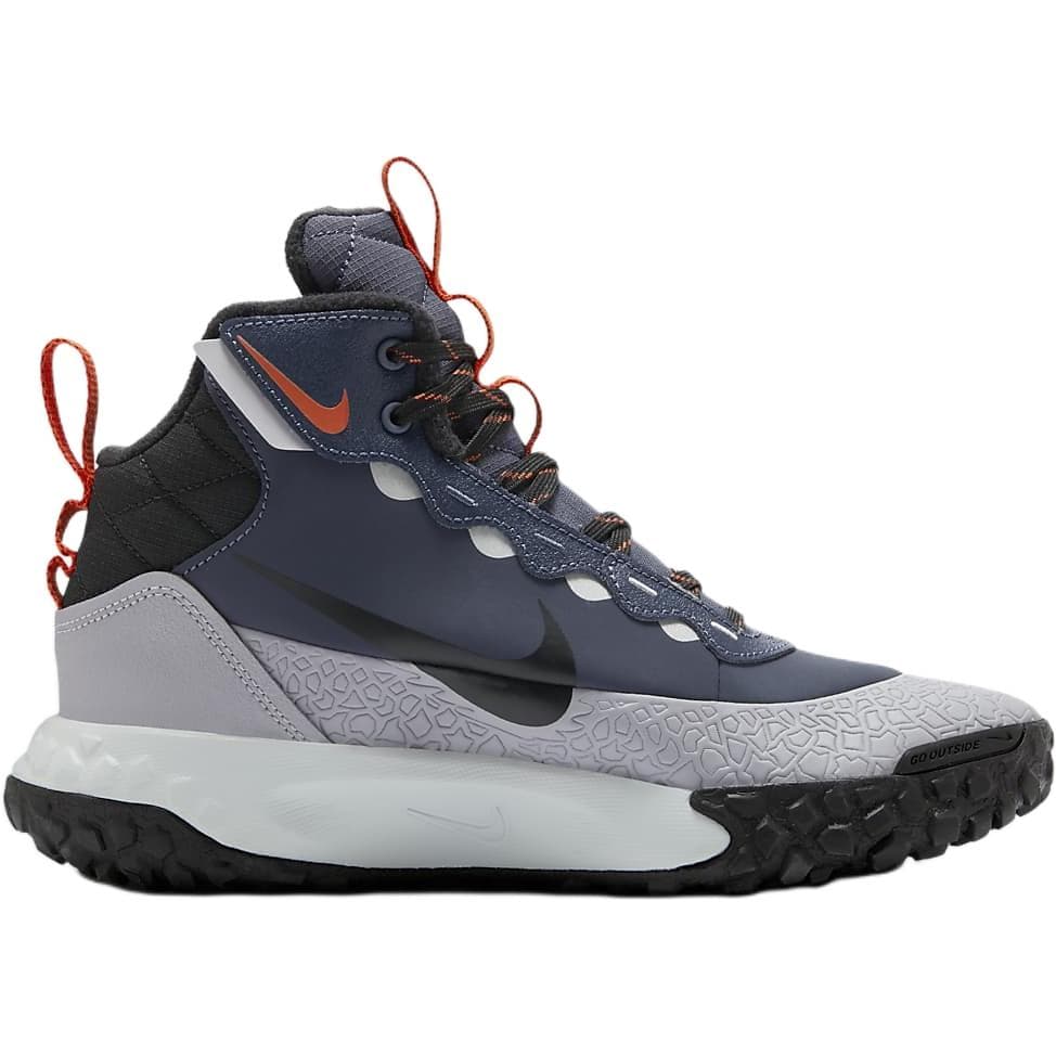 Кроссовки для баскетбола Nike Terrascout Противоскользящие Устойчивые к износу MID Топ Детские Баскетбольные Кроссовки Синие Серые Малыш - изображение 2