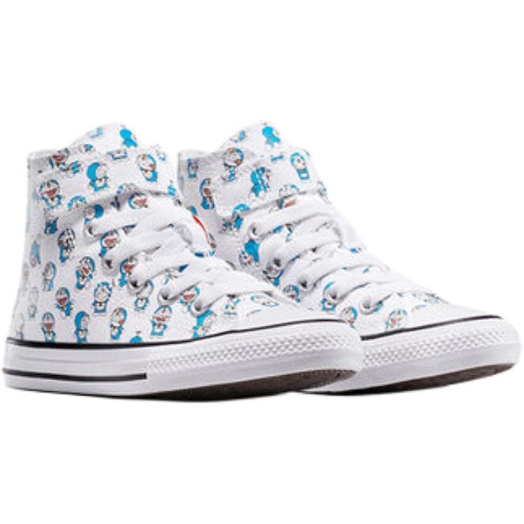 Дораэмон x Converse Chuck TAYLOR All Star Устойчивые к истиранию Высокие детские кеды - изображение 3