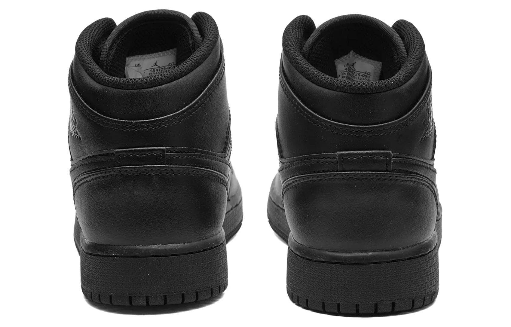 Кроссовки для баскетбола Jordan Air Jordan 1 MID Кожа Амортизация Устойчивость к истиранию MID Топ Баскетбольные кроссовки Черный Унисекс - изображение 5