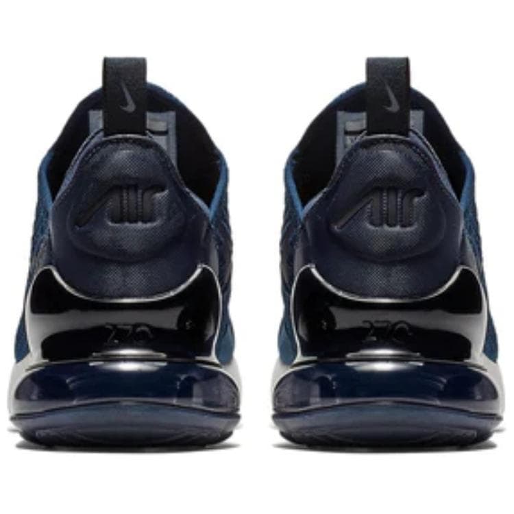 Кроссовки Nike Air MAX 270 Амортизация Устойчивость к истиранию Низкий верх Повседневная обувь Синий Унисекс - изображение 4