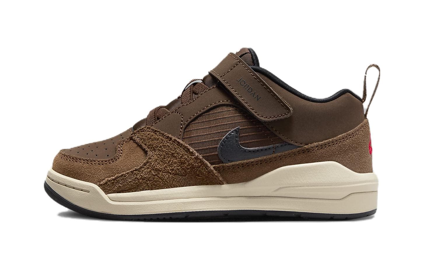 Кроссовки Jordan Air Jordan 1 Anti KICK Low Топ KIDS Lifestyle Shoes Коричневый Детские Возраст 3-7 лет - изображение 1
