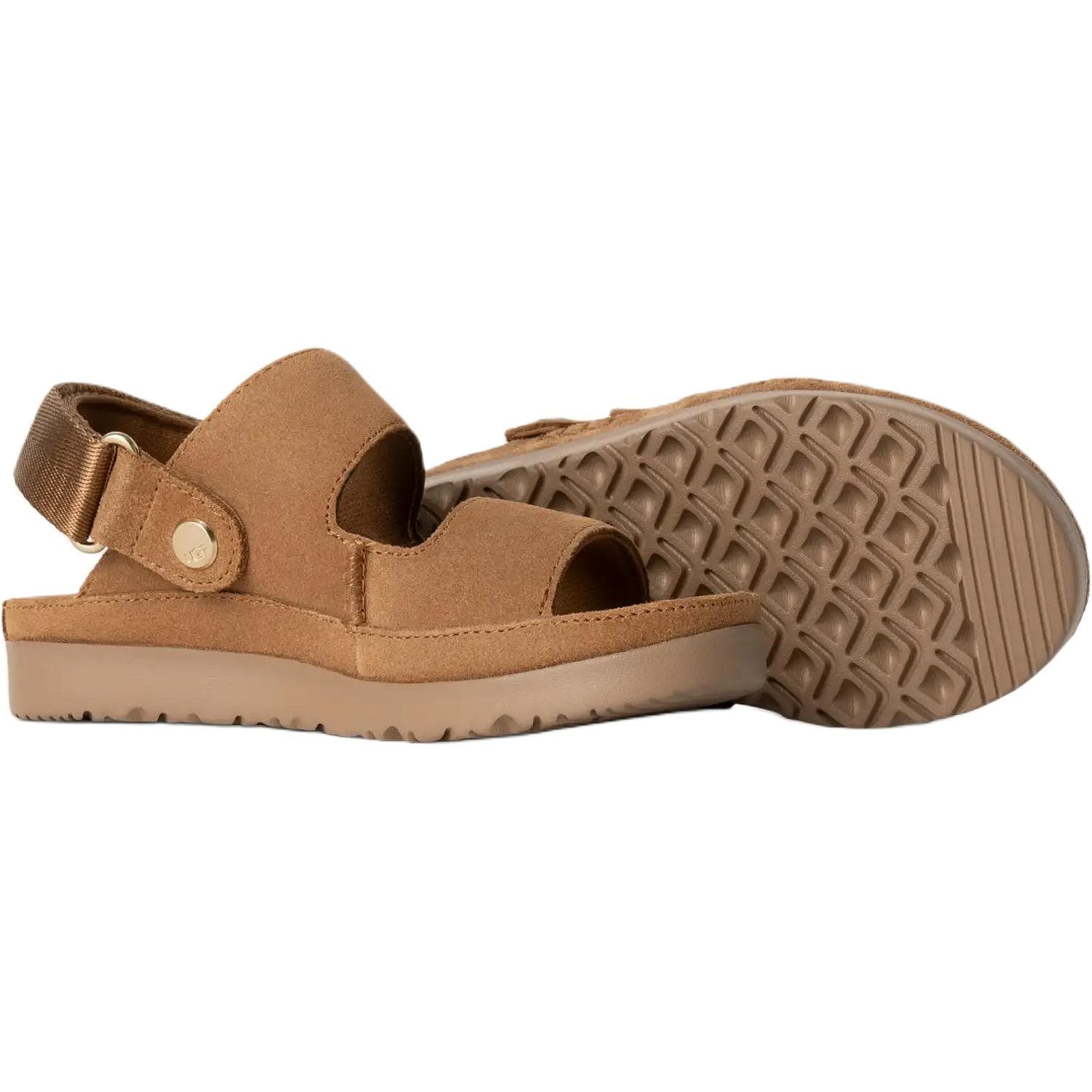 Сандалии UGG Goldenstar Glide Устойчивые к истиранию Низкие детские сандалии Коричневый для малышей - изображение 5