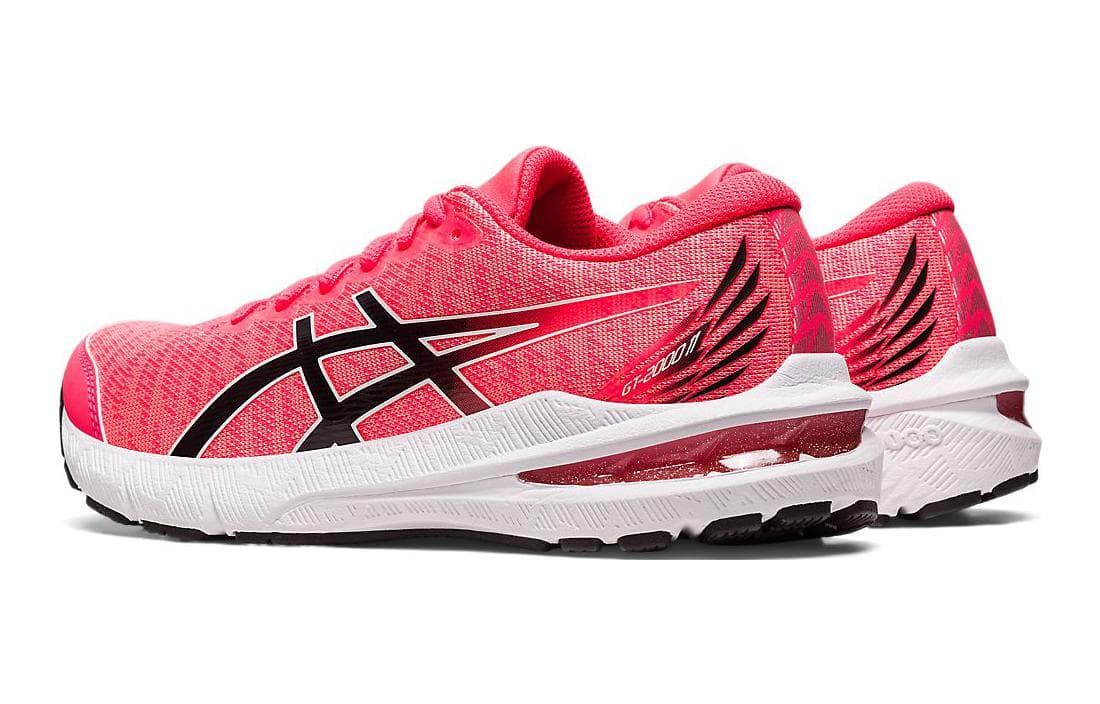 Кроссовки Asics GT 2000 11 Устойчивый к истиранию Отскок Дышащий Поддержка Низкий Верх Детская Беговая Обувь Розовая Унисекс - изображение 4