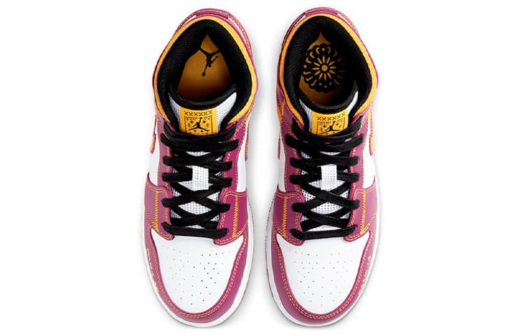 Кроссовки для баскетбола Jordan Air Jordan 1 Mid "Familia" GS - изображение 7