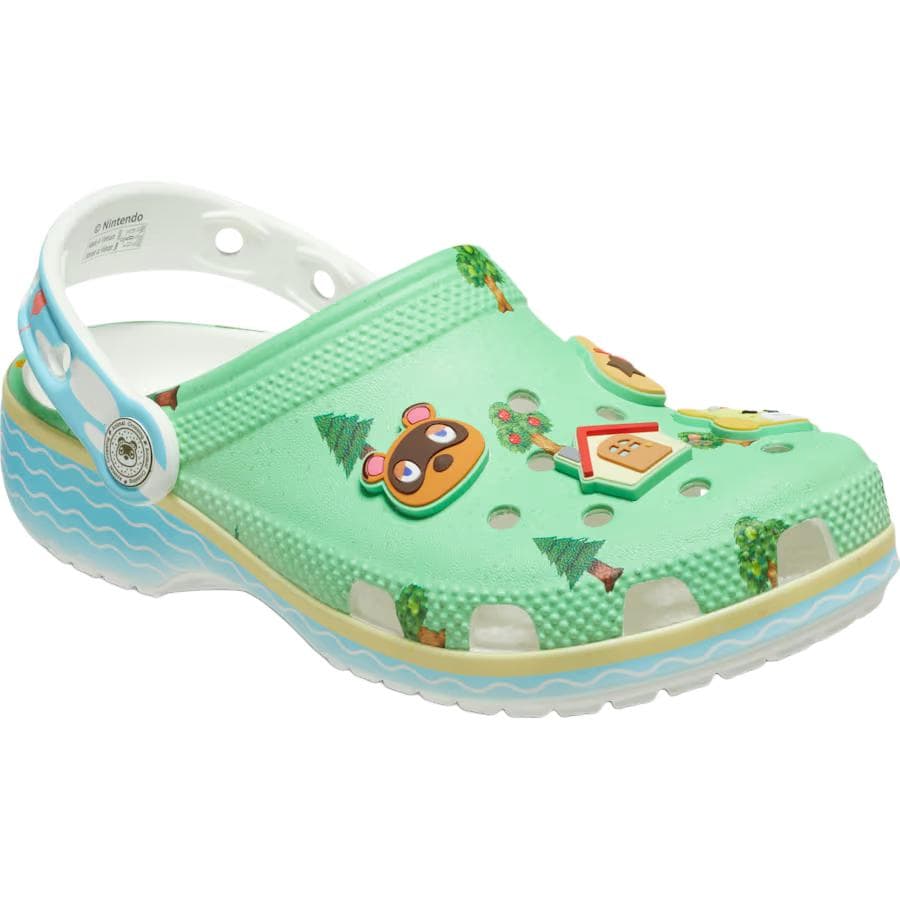 CROCS Classic clog Дышащий Kids Сабо резиновые Детский Зелёный - изображение 3