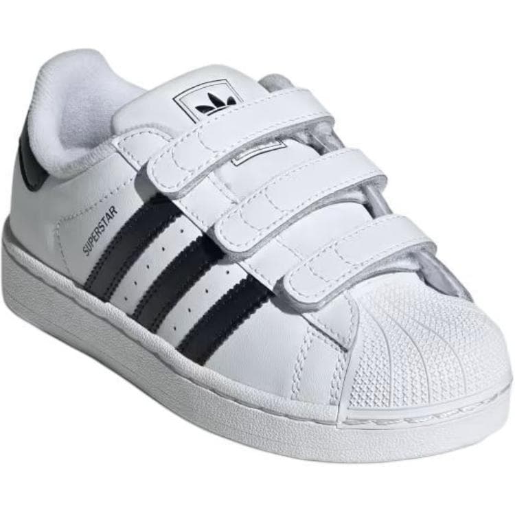 Кроссовки Adidas Originals Superstar 2 Мягкий и Комфортный Низкий Топ Детская Скейтбординг Обувь Белый Детский - изображение 3
