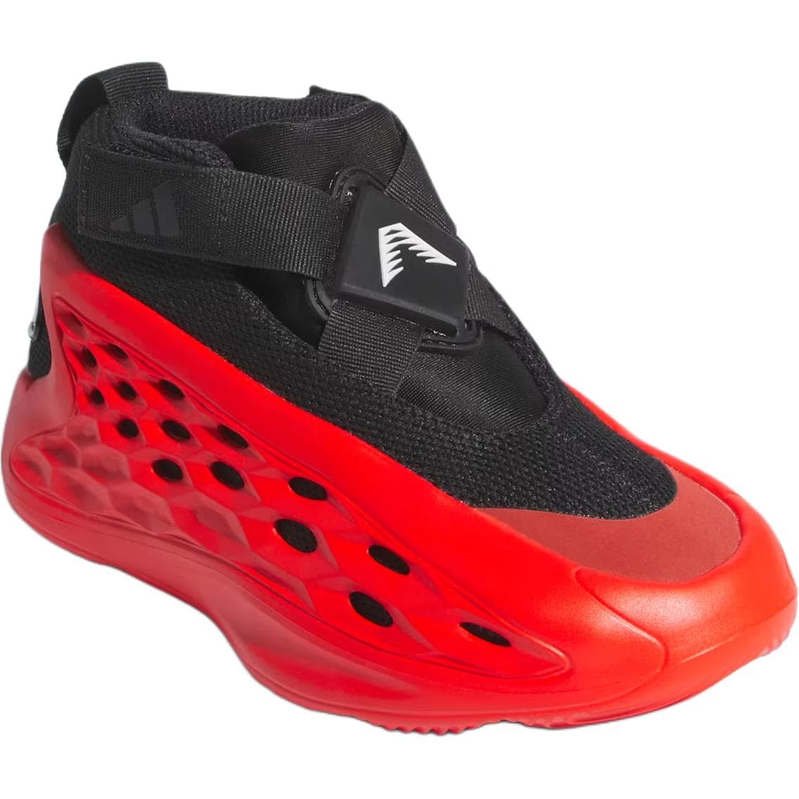 Кроссовки для баскетбола Adidas A.E. 1 MID Топ Детская Баскетбольная Обувь Красная Черная Малыш - изображение 3