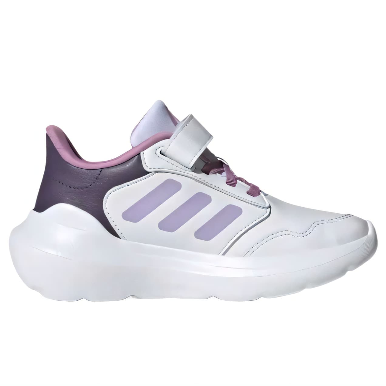 Кроссовки Adidas Tensaur Run 3,0 Низкие кеды Kids Lifestyle Shoes Белый Порошок Сливовый фиолетовый Мягкий фиолетовый Детский - изображение 2