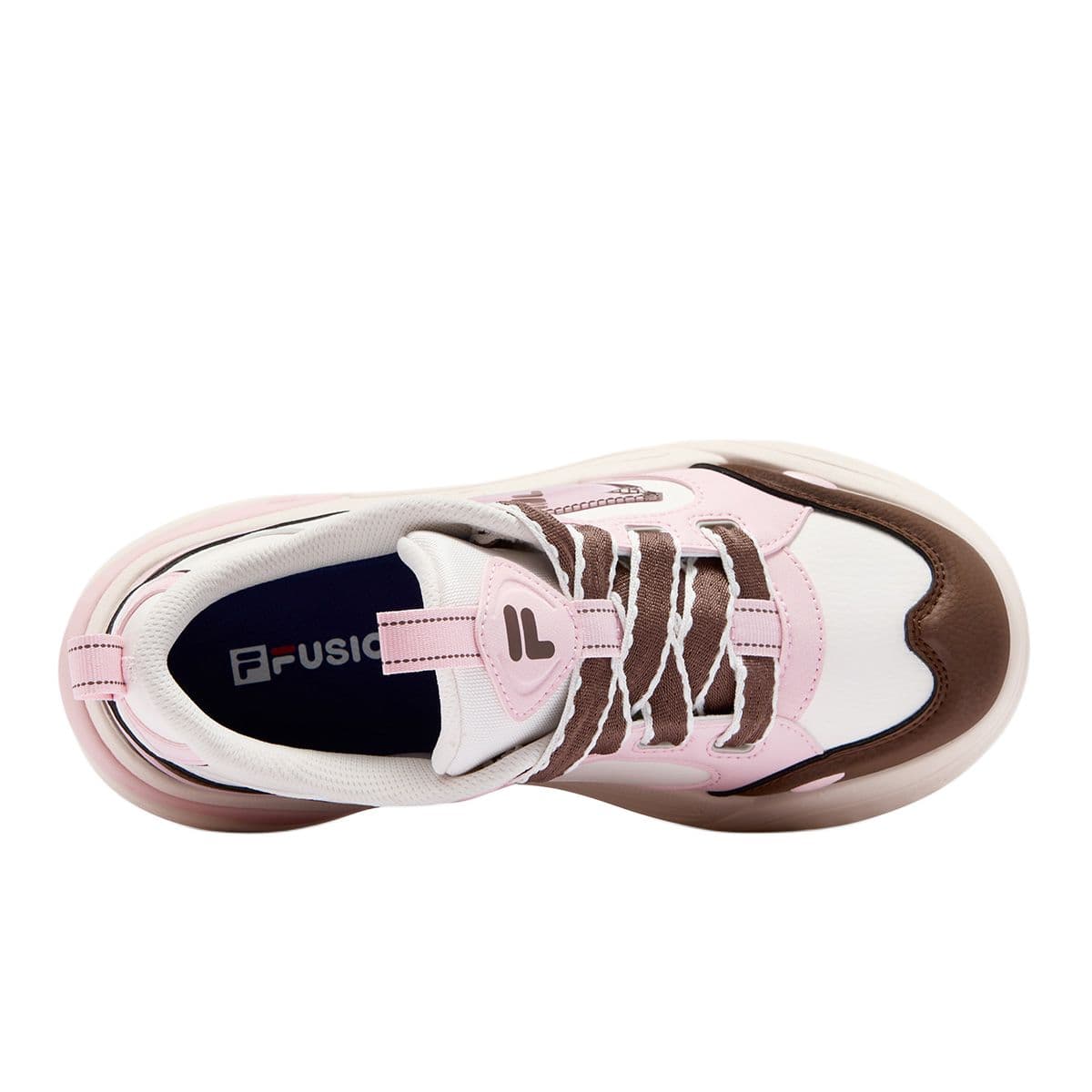 Кроссовки FILA FUSION CANNOLI Cake Shoes Текстиль Синтетическая кожа визуально увеличивает рост низкий топ скейтборд обувь женская - изображение 4