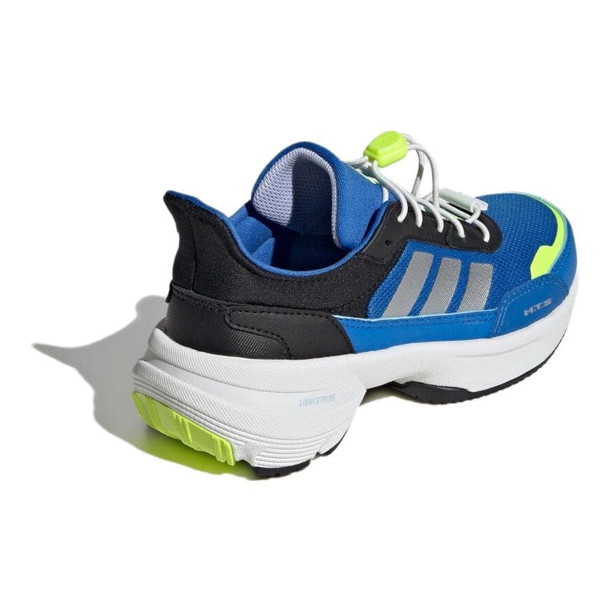 Кроссовки Adidas Противоскользящие Устойчивые к истиранию Низкие Детские Лифт Кроссовки Синий и Серебряный - изображение 4