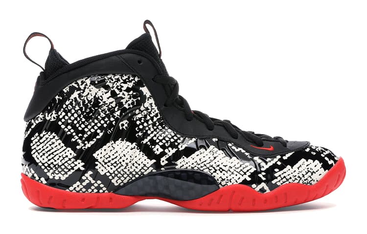 Кроссовки для баскетбола Nike Foamposite One Air Albino Snakeskin GS - изображение 4