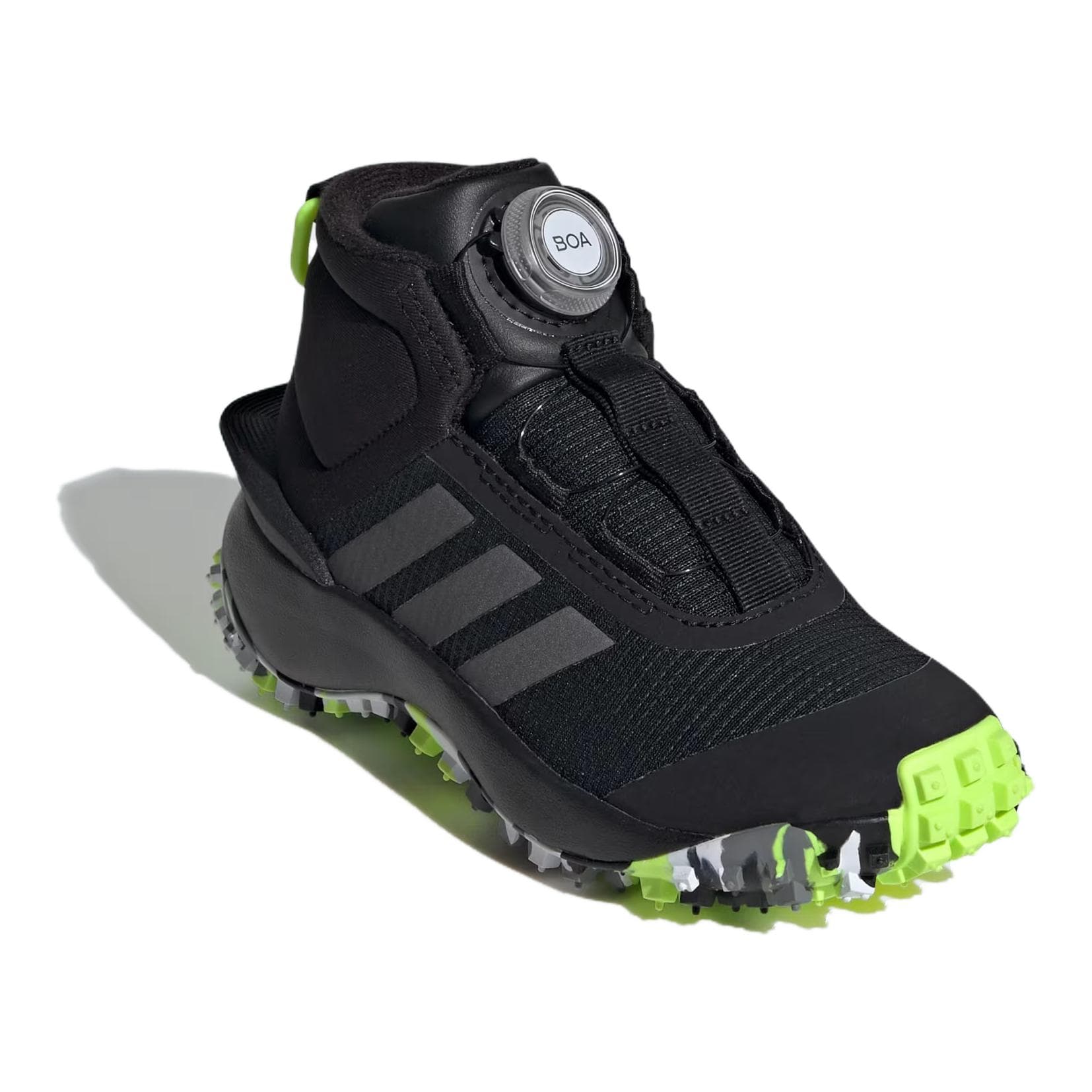 Кроссовки Adidas Fortatrail противоскользящие устойчивые к истиранию с верхом MID детские беговые кроссовки черные детские - изображение 3