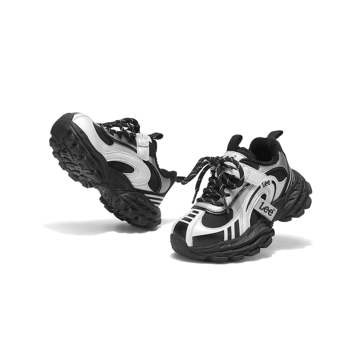lee С флисовой подкладкой Подкладка Удобный Амортизация Легкий Модный Уличный Low Top Athletic Обувь Черный Детский - изображение 6