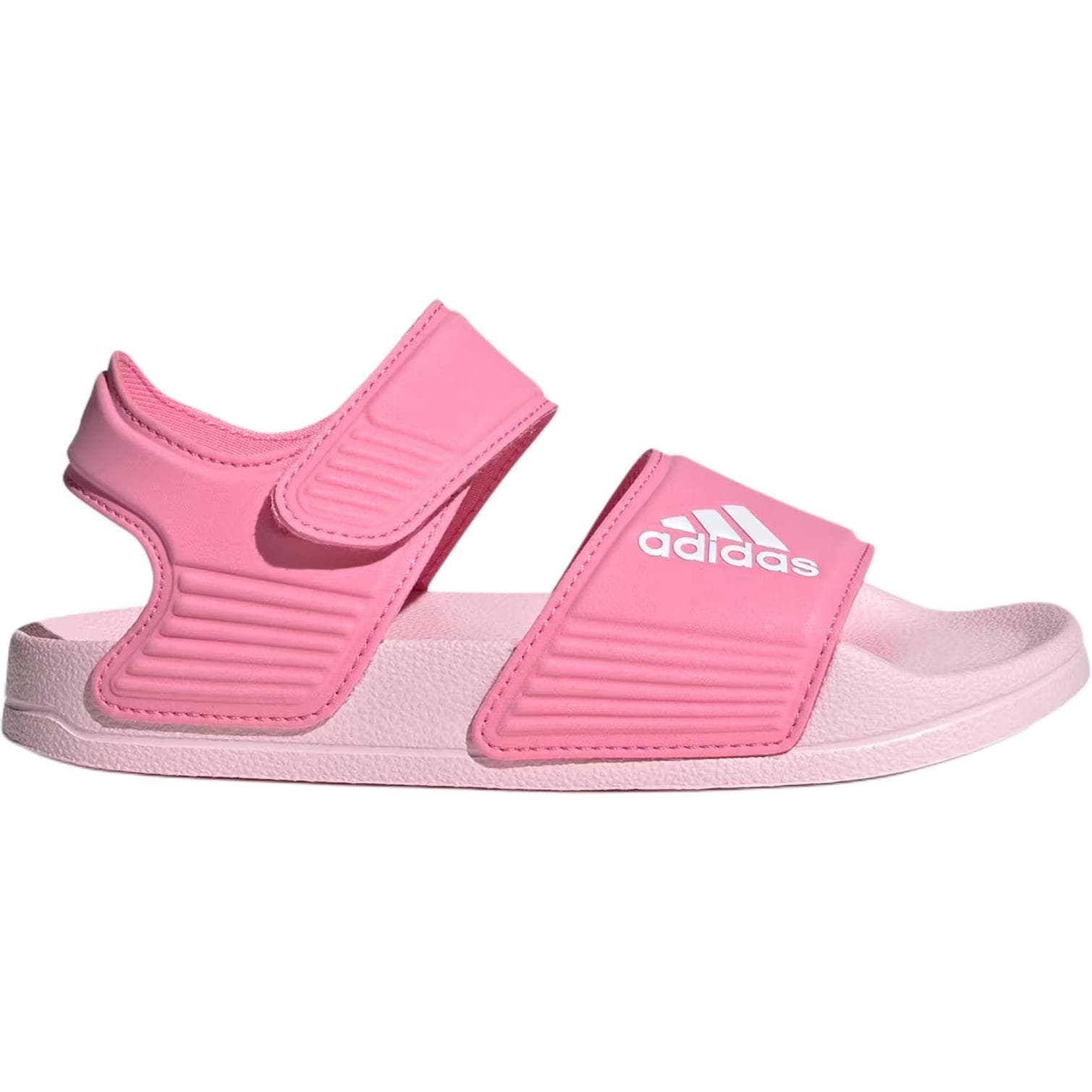 Сандалии adidas Adilette противоскользящие амортизирующие низкие детские сандалии розовые для малышей - изображение 2