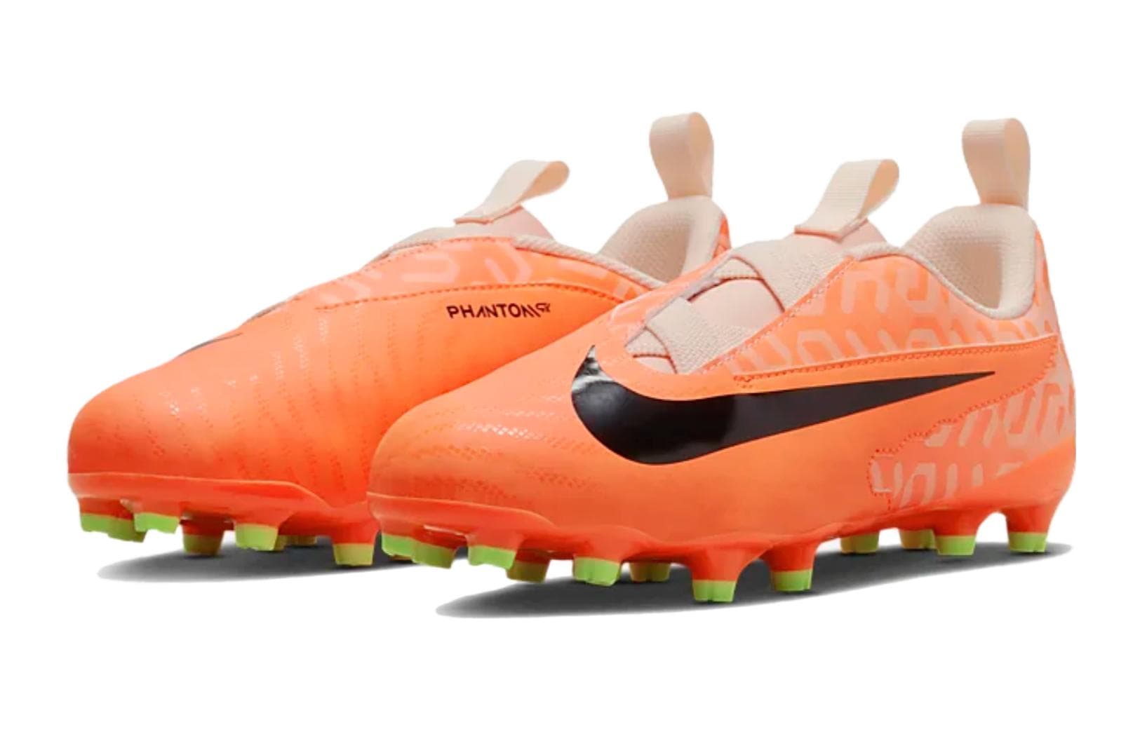 Бутсы Nike Phantom GX Academy Jr. Phantom GX Academy Синтетическая кожа Низкие футбольные бутсы для детей Оранжевые Черные - изображение 3