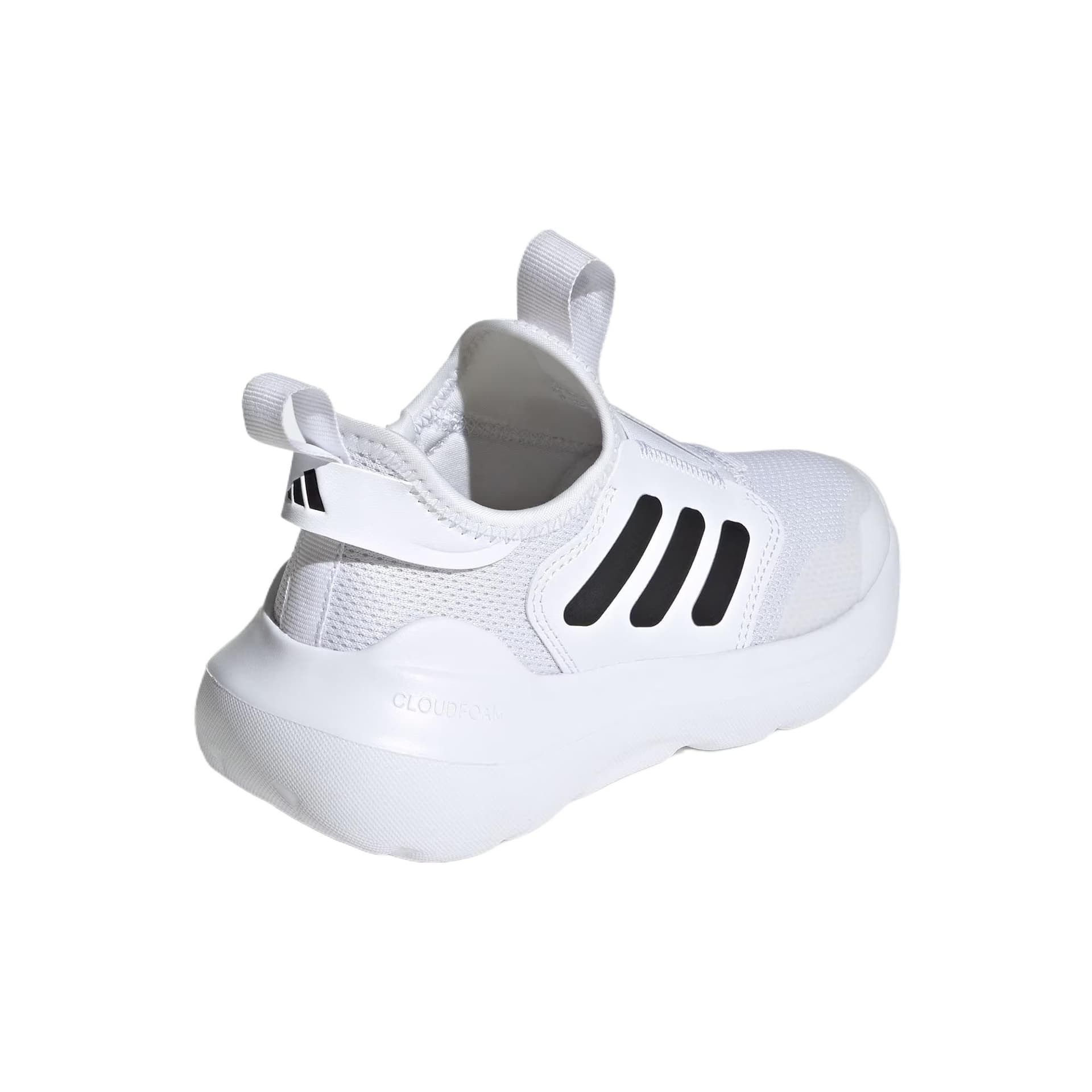 Кроссовки Adidas TENSAURComfort Ткань Лоу-топы Kids Lifestyle Shoes Белый Черный Детский - изображение 5