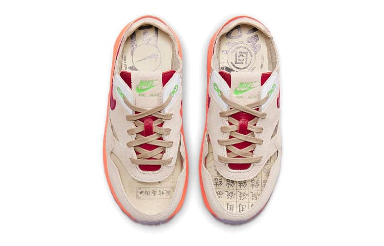 Кроссовки CLOT x Nike Air Max 1 "Kiss of Death" 2021 - изображение 6