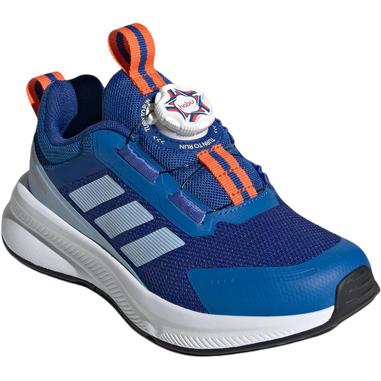 Кроссовки Adidas FORTARUN 4,0 Устойчивые к истиранию низкие детские беговые кроссовки Королевский синий Ярко-синий Синий для детей - изображение 3