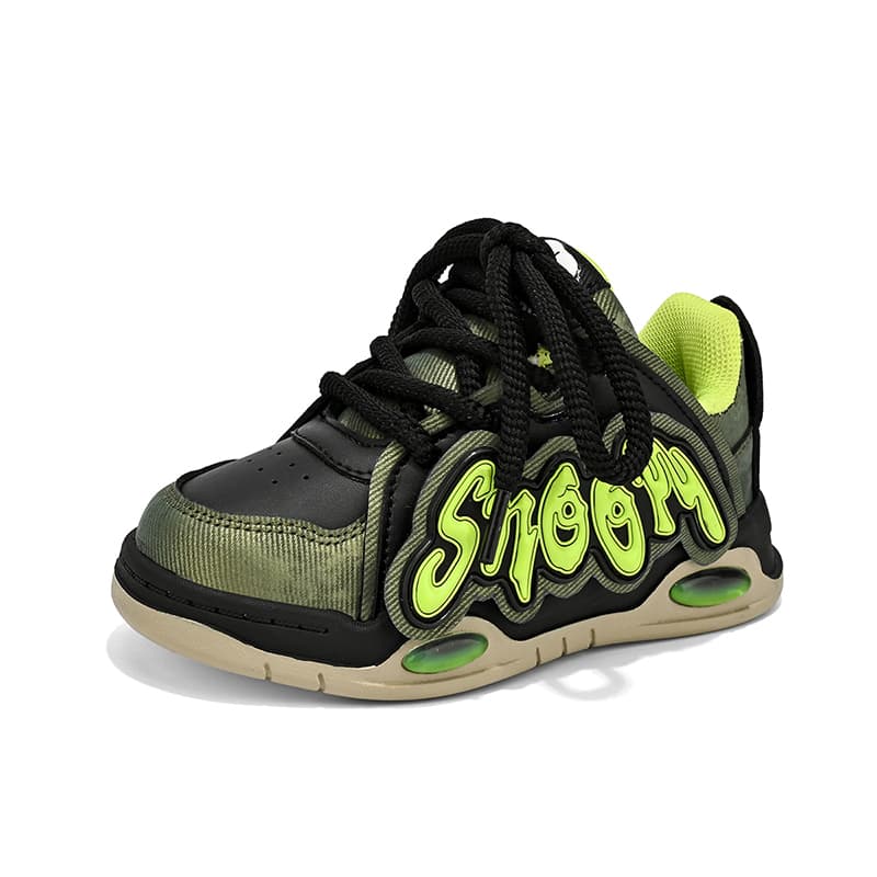 Кроссовки SNOOPY Детская повседневная обувь Low Top Армейский зеленый Kids - изображение 2