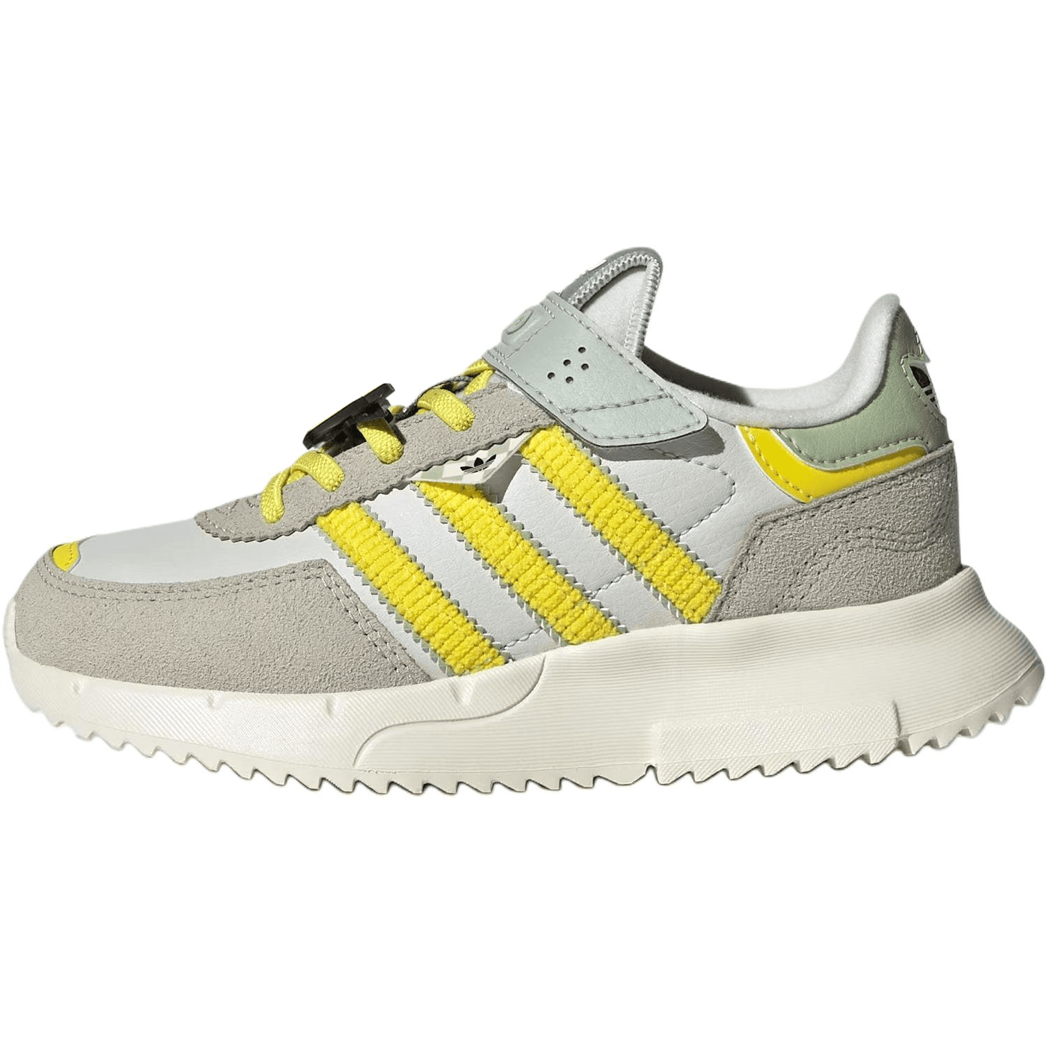 Кроссовки Adidas Originals X Disney Retropy F2 Low Топ Kids Lifestyle Shoes Серо-желтый Детский - изображение 1