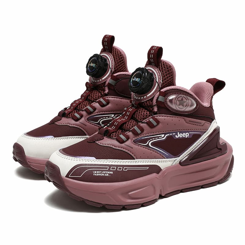 Кроссовки Jeep High Top Детские беговые кроссовки Фуксия Детский - изображение 3