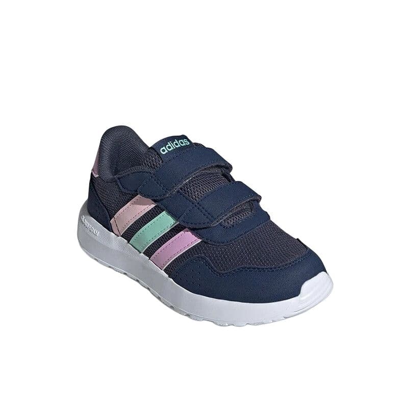 Кроссовки Adidas RUN 60S Лоу-топы Kids Lifestyle Shoes Темно-синий Розовый Детский - изображение 4