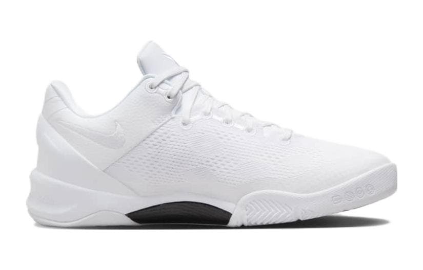 Кроссовки для баскетбола Nike Kobe 8 Protro 'Halo' Kobe 8 ZK8 Кожа Низкие Баскетбольные Кроссовки Чисто Белые Унисекс - изображение 2