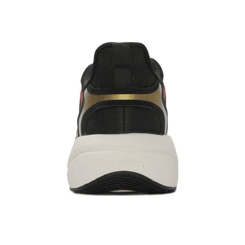 Кроссовки Adidas Galaxy Амортизация Отскок Низкие Кроссовки для Беговых Занятий Детские Черные - изображение 4