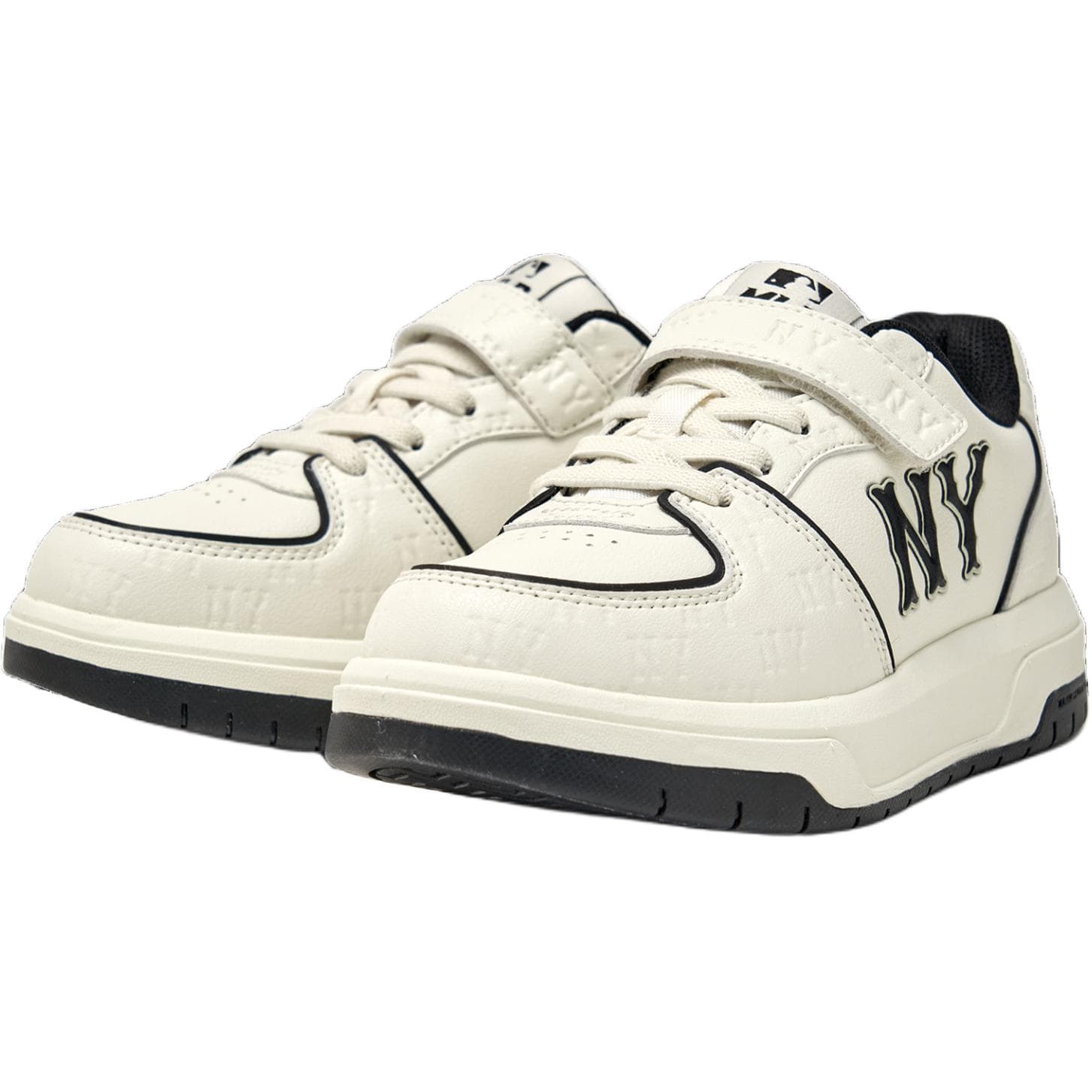 Кроссовки Mlb Base Logo Нью-Йорк Янкис Low Топ Kids Lifestyle Shoes Белый Унисекс - изображение 2