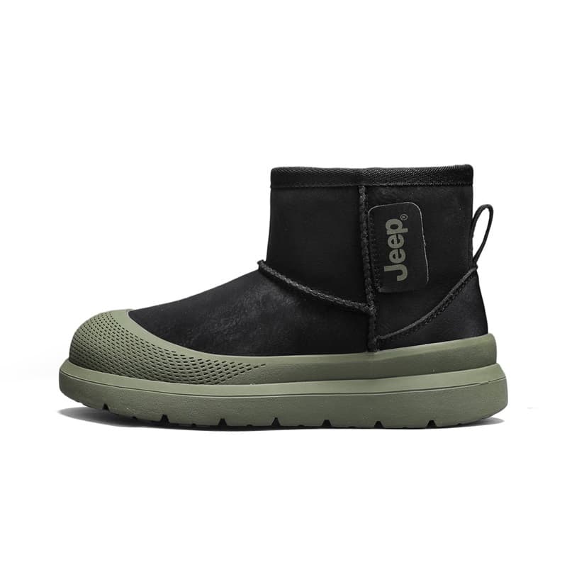 Jeep High Top Детские Мягкие Хлопковые Туфли Детские Черные - изображение 1