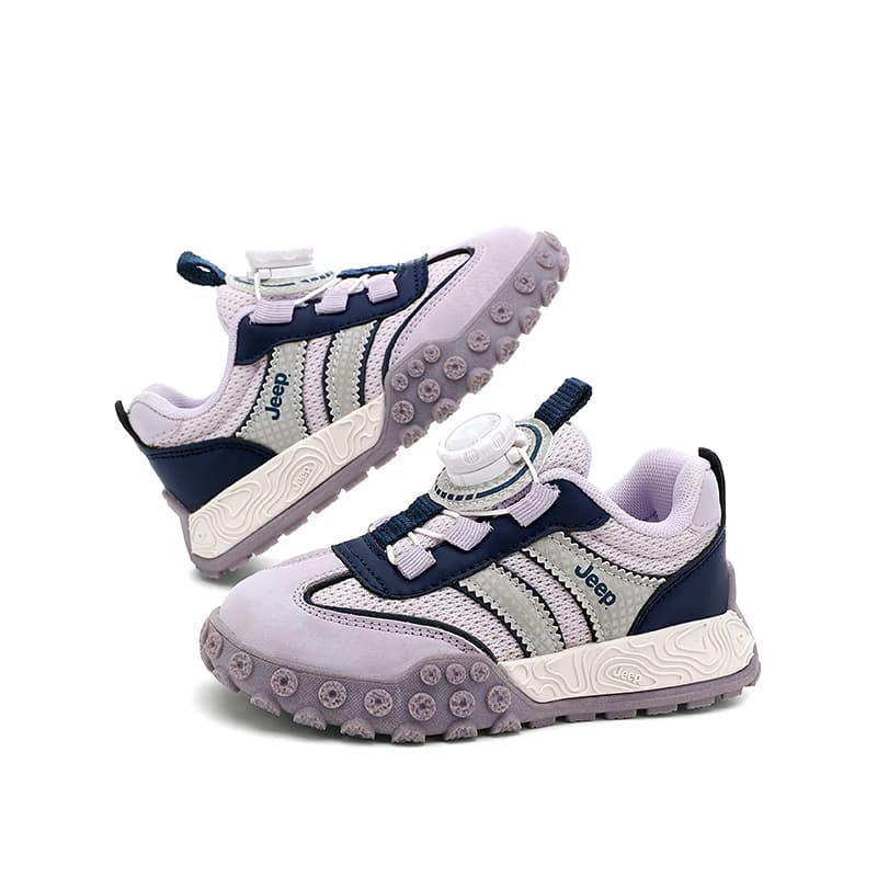 Кроссовки Jeep Running Collection Низкие Кроссовки для Беговых Занятий Детские Темно-фиолетовые и Светло-фиолетовые Детские - изображение 6